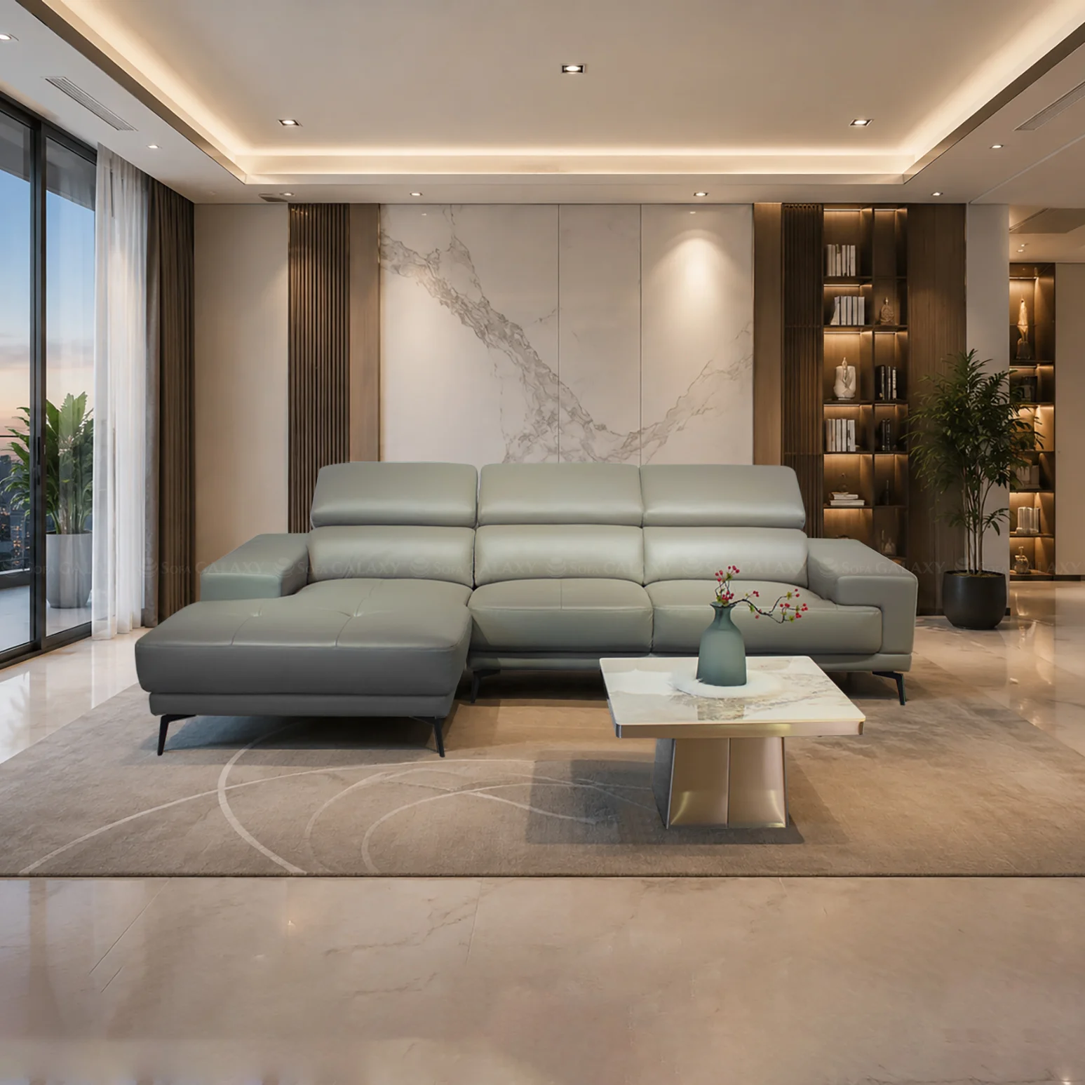 Sofa góc Cosy nhập khẩu Malaysia thương hiệu Asti