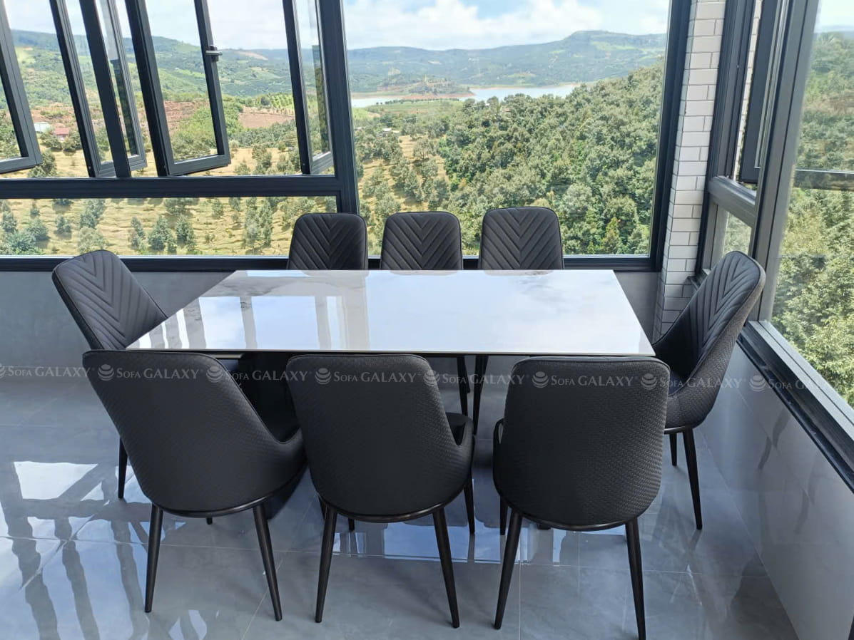 Bộ bàn ăn mở rộng Gate bàn giao tại nhà khách Di Linh, Lâm Đồng