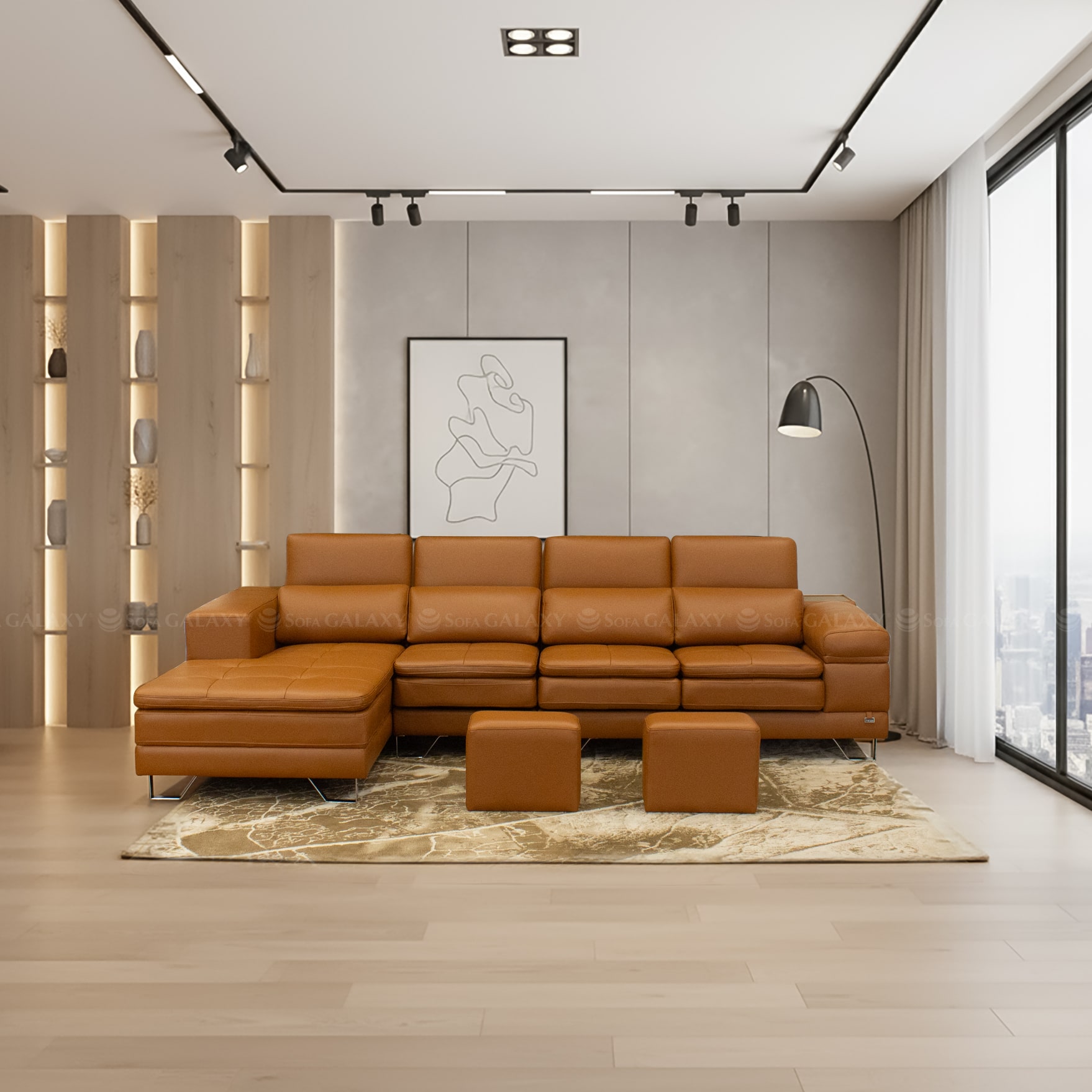 Sofa góc Monteria nhập khẩu Malaysia chính hãng