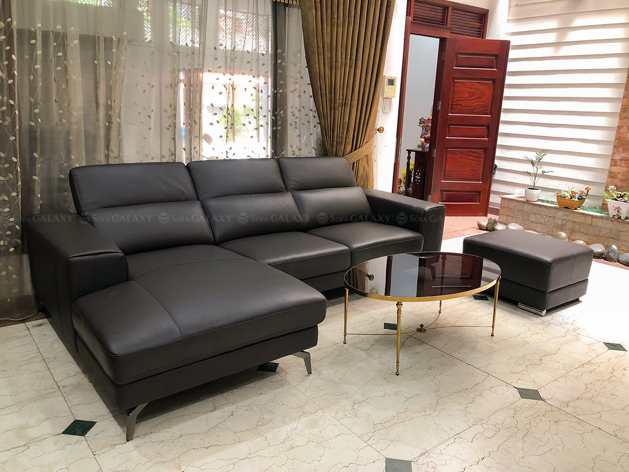 Sofa Muichiro, sofa da bò thật nhập khẩu chính hãng Malaysia