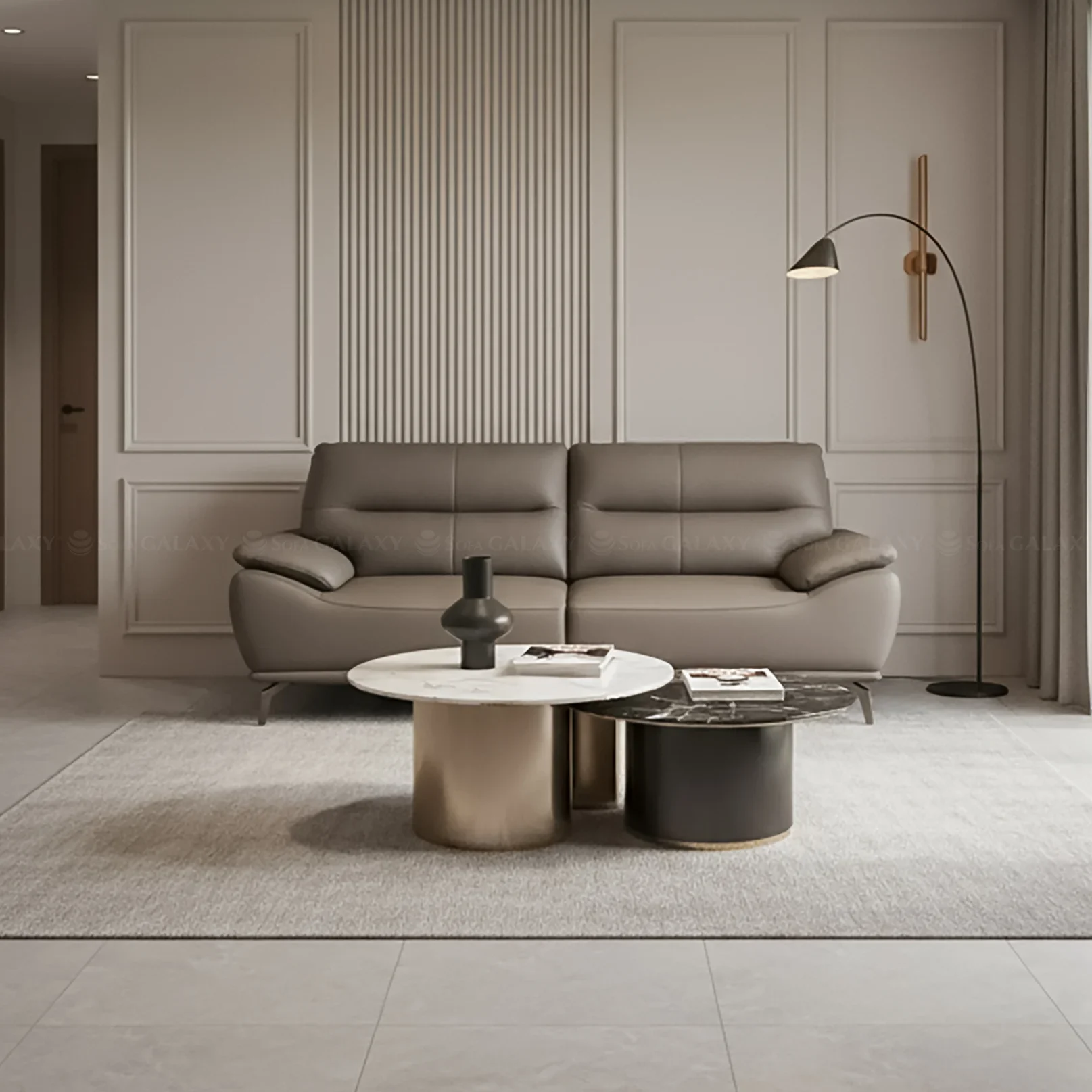 Sofa Finlay da bò Ý nhập khẩu Malaysia