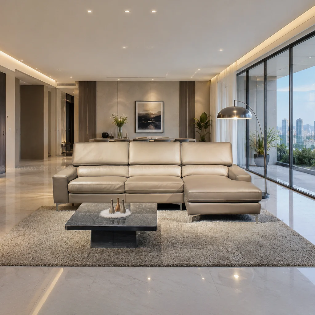 Sofa Góc Love sofa da bò nhập khẩu Ý 100%