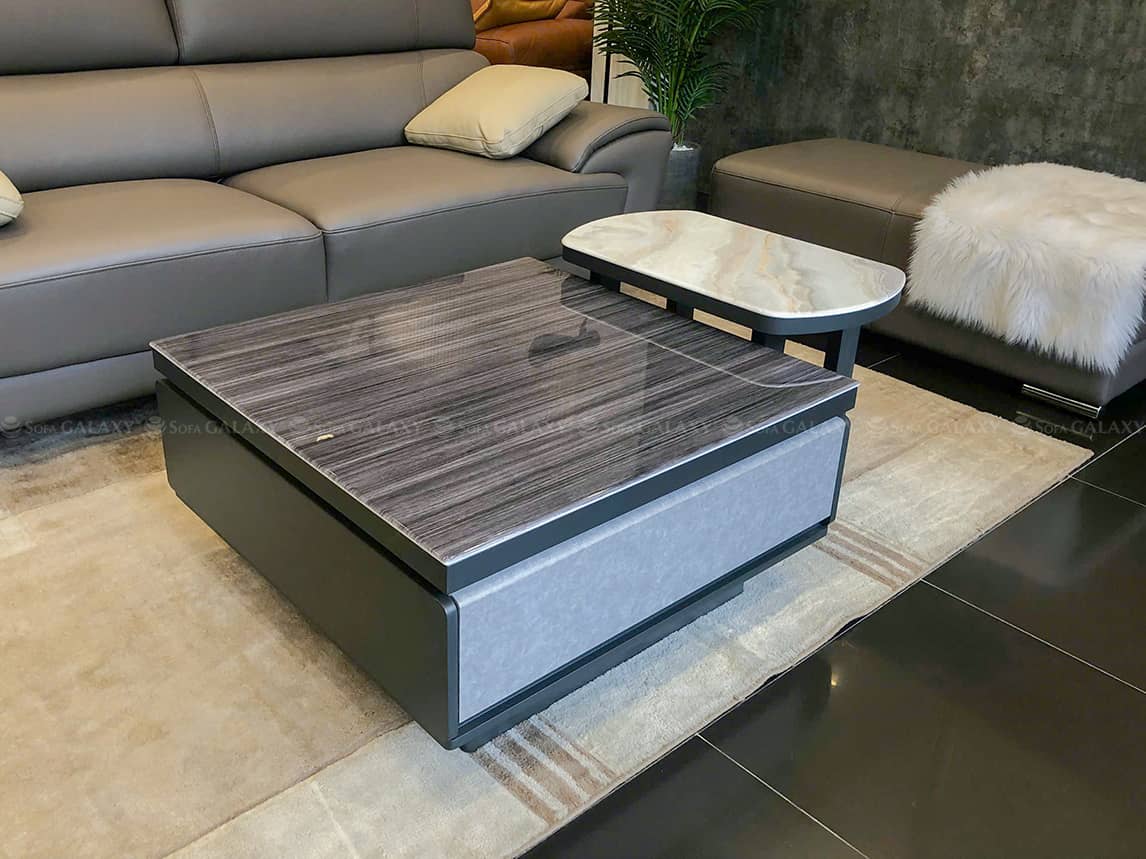 Bàn trà Danel sang trọng chụp nghiêng hơn